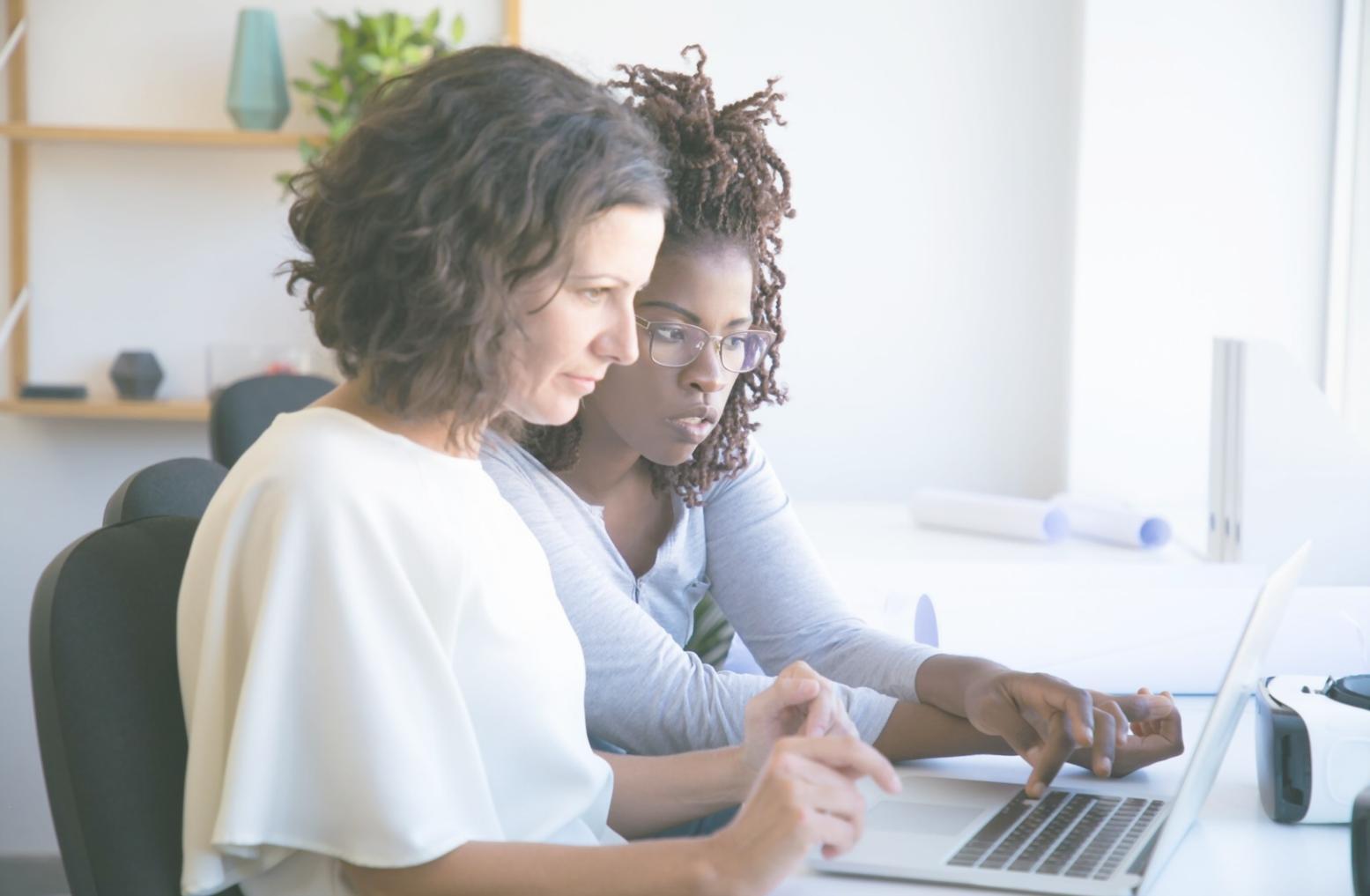 Team members collaborating at Marketing Academy headquarters